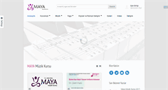 Desktop Screenshot of mayamuzikkursu.com